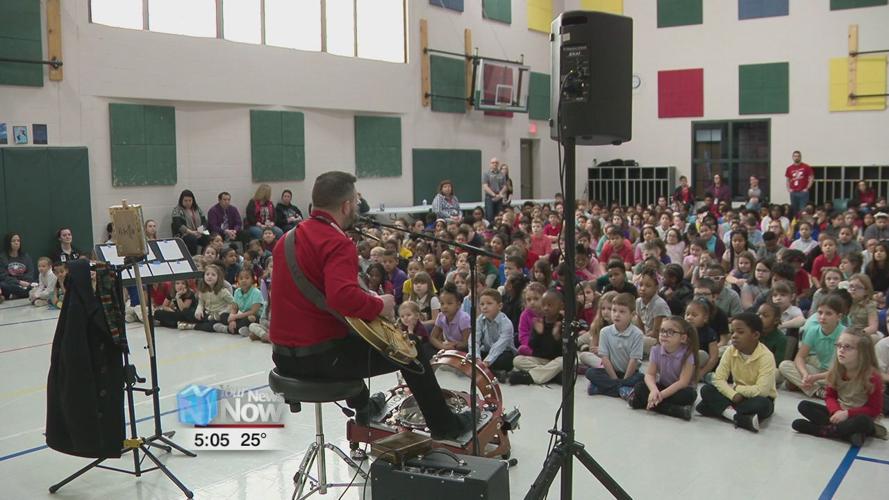 Liberty Arts Magnet has blues in their school with Gerry Hundt