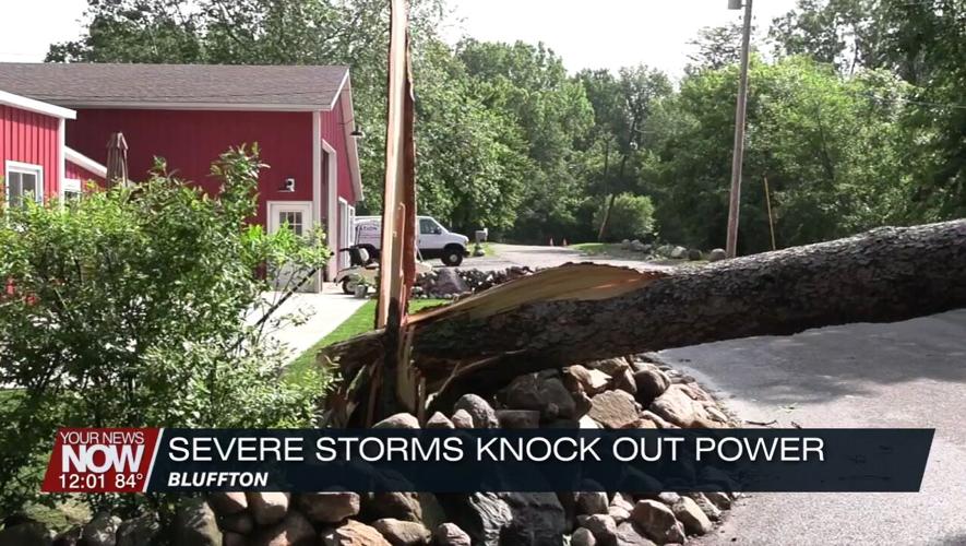 Overnight storms knock out power to thousands in the area
