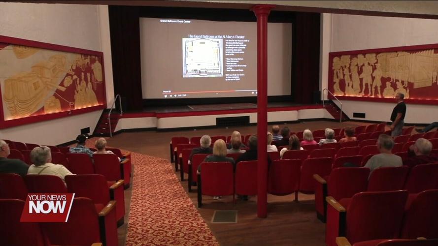 St. Marys High School class of '65 take a trip down memory lane while touring Grand Opera House
