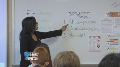 PVFF speaks to high schoolers about suicide