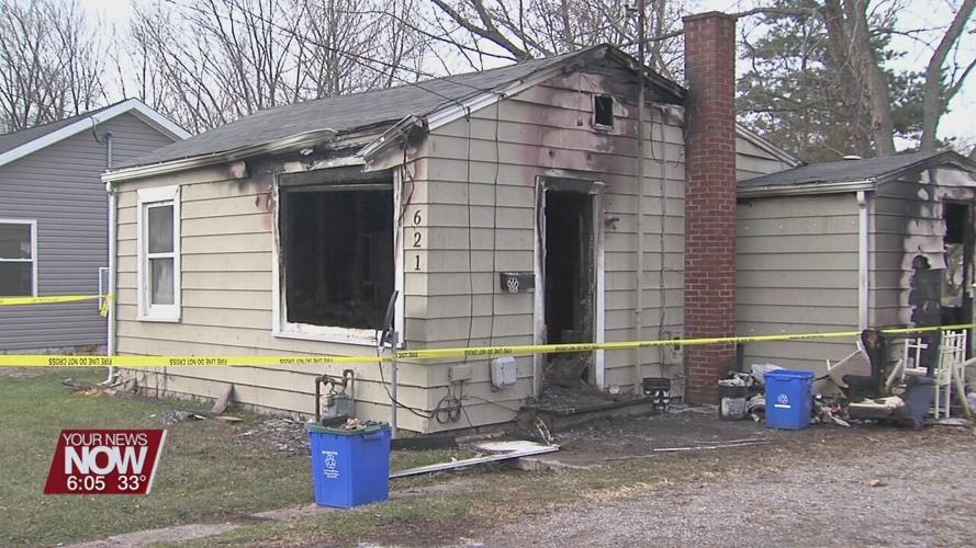Early morning house fire destroys Van Wert home