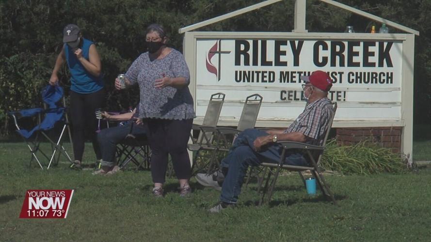 An Ottawa church holds drive-thru food drive