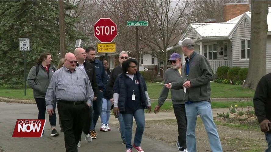 Mayor Smith visits the Seventh Ward to kick off this year's Walking the Wards