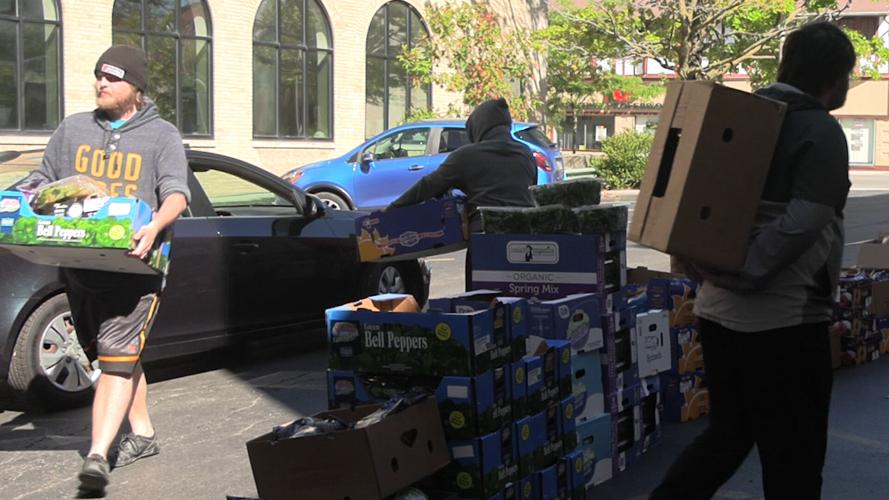 Labor Day Food distribution