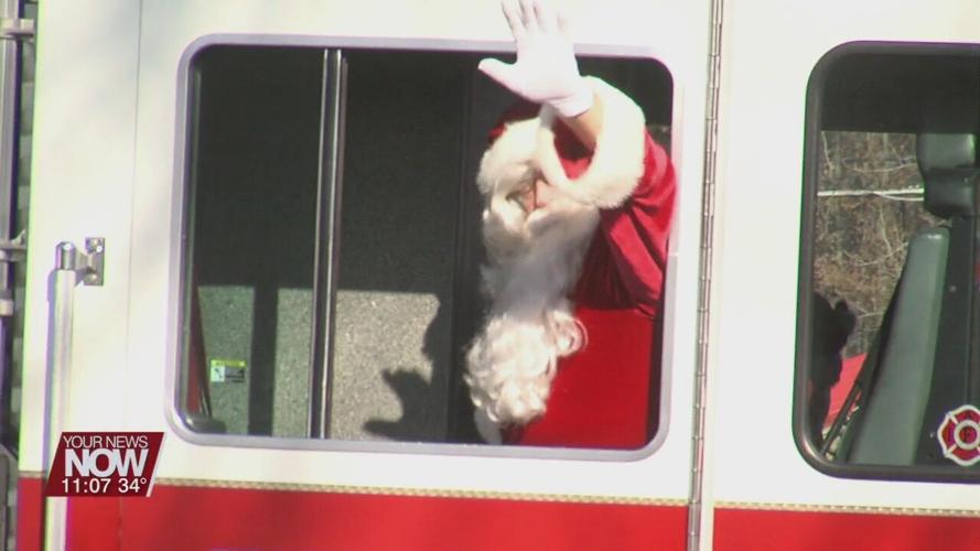 Lima students surprised with gifts and more from Santa and the Fraternal Order of Police