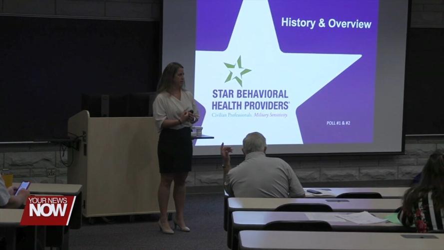 Training event at The Ohio State University Lima to aid health providers in assisting military service members