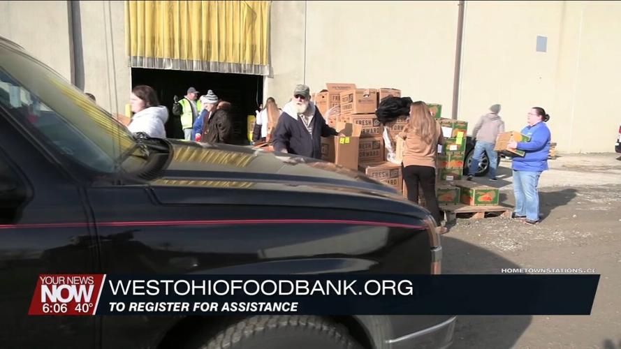 West Ohio Food Bank is seeing more first-time users of their services as the holidays get closer