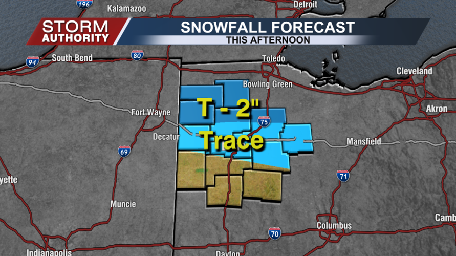 Tuesday Slushy Snowfall