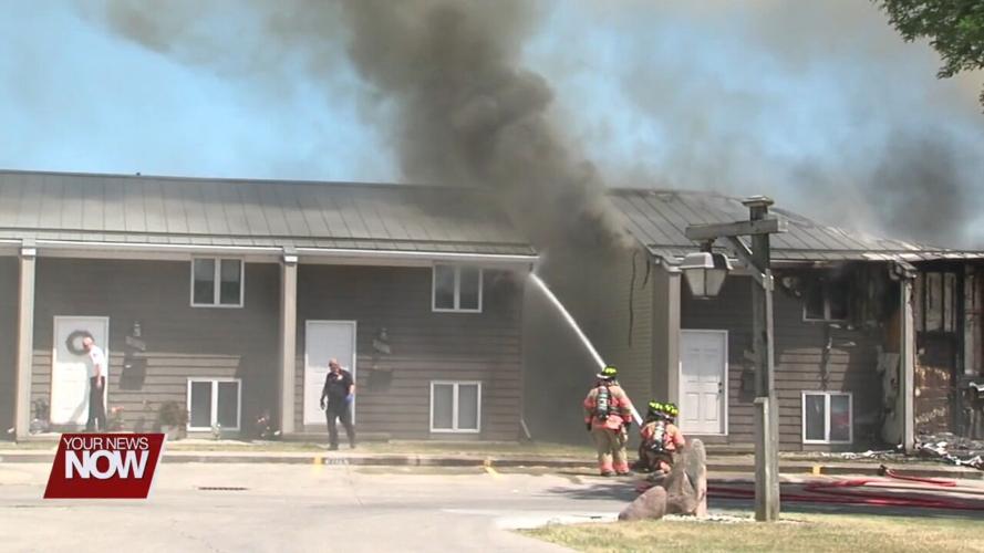 Fire damages multiple apartments in Bath Township