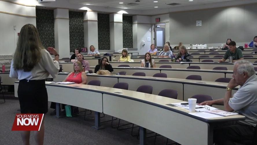 Training event at The Ohio State University Lima to aid health providers in assisting military service members