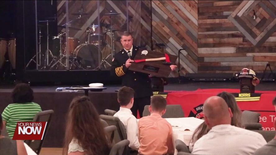 Shawnee Township Fire Department honors retirees, families, and Firefighter of the Year