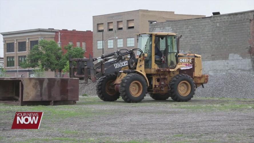 Construction ahead of schedule with the Lima town square roundabout