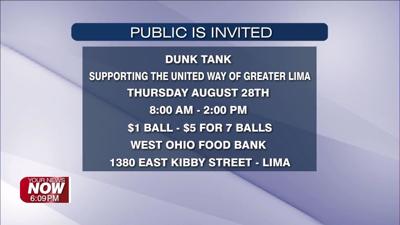 West Ohio Food Bank to host dunk tank fundraiser for United Way