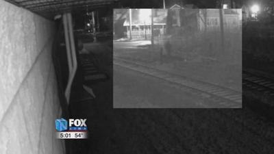 Security camera video shows suspect in car wash fire