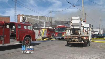 *Update* Two buildings destroyed in downtown Leipsic fire