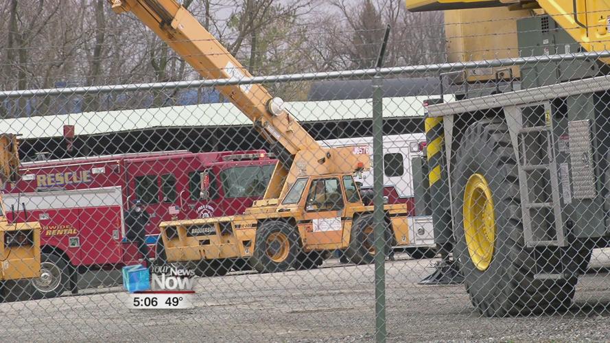 Equipment falls on employee at Jeffers Crane Service