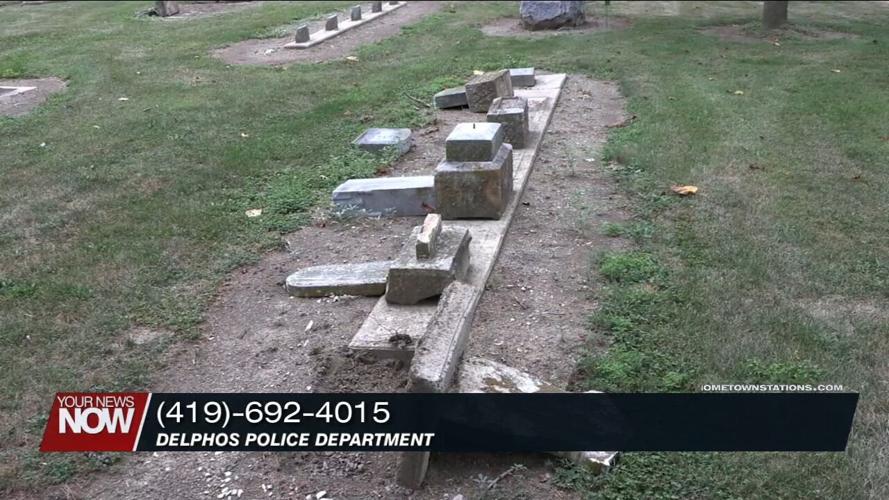 Delphos Police Department seeking information on Westside Cemetery vandalism