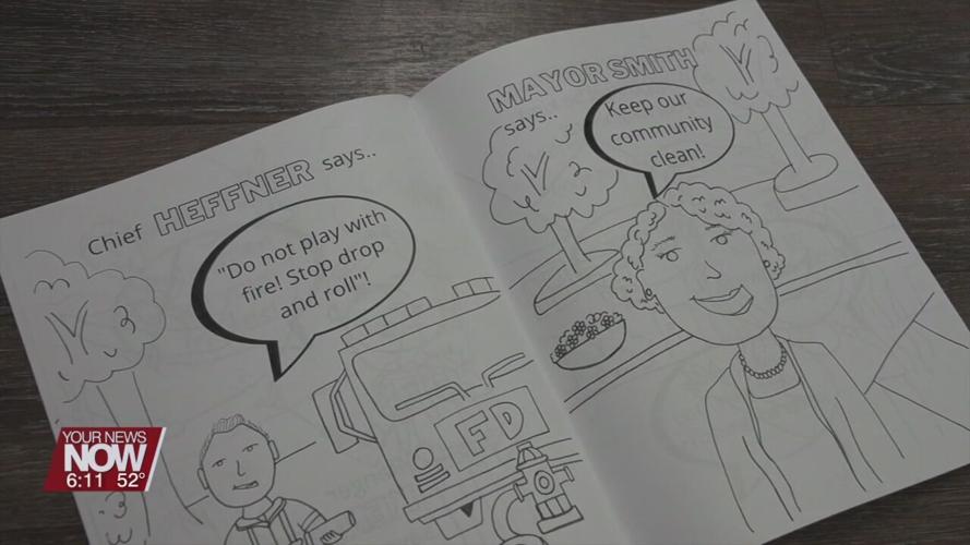 City of Lima "Safety First" coloring book now available full of tips and encouragement for children