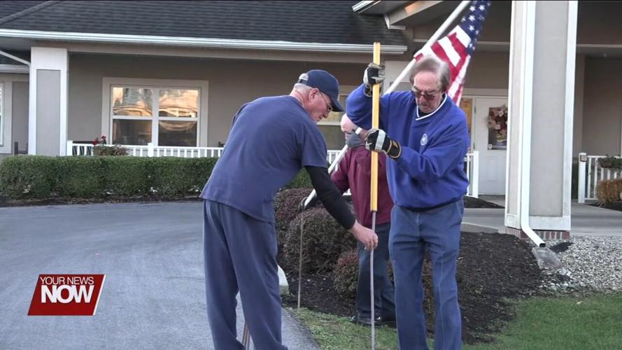 Lima Exchange Club shows tribute to local veterans with annual "Flags for Soldiers" project