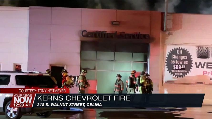 Kerns Chevrolet in Celina destroyed by early morning fire