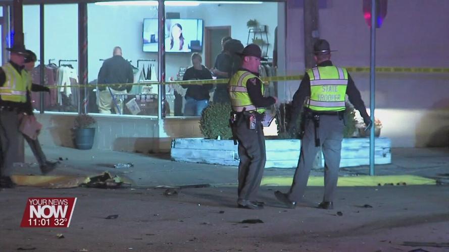 Car crash in Cridersville ends in flames and sends two to the hospital