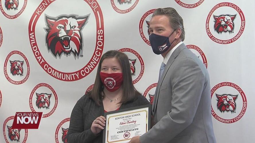 Lt. Gov. Husted speaks to Kenton students completing internships