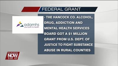 Hancock County Alcohol, Drug Addiction & Mental Health Services Board receives grant from U.S. DOJ