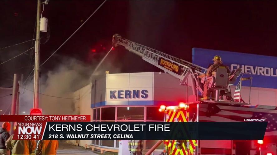 Kerns Chevrolet in Celina destroyed by early morning fire