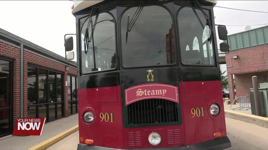 Allen County RTA's two new trolleys, Rusty and Steamy, begin downtown Lima routes on July 1st