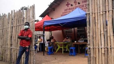 Ebola testing center Congo
