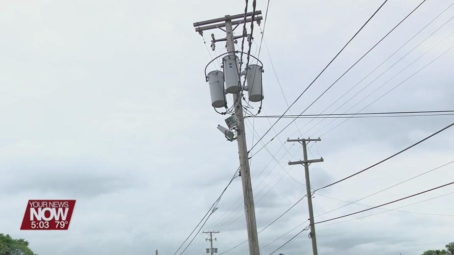 Driver crashes into power pole forcing road closure