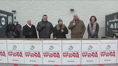 Truckload of Toys collects hundreds of gifts for Toys for Tots campaign