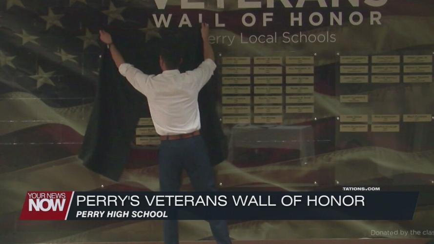 Perry School District unveils Veterans Wall of Honor