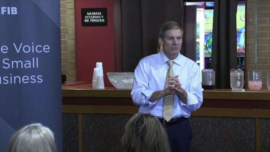 Congressman Jim Jordan talks to members of National Federation of Independent Business