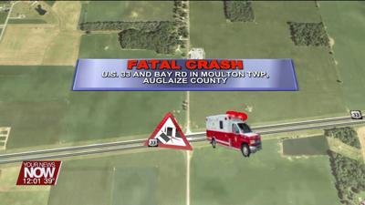 Wapakoneta Post investigating a two-vehicle fatal crash on U.S. 33 in Moulton Township