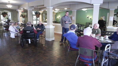 Allen County commissioner discusses county projects with Primrose Retirement Community