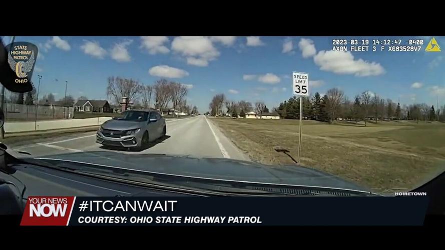 Ohio State Highway Patrol is reminding drivers the dangers of driving distracted