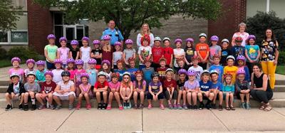 Grand Lake Health System Provides Bike Helmets to New Bremen Second Grade Students