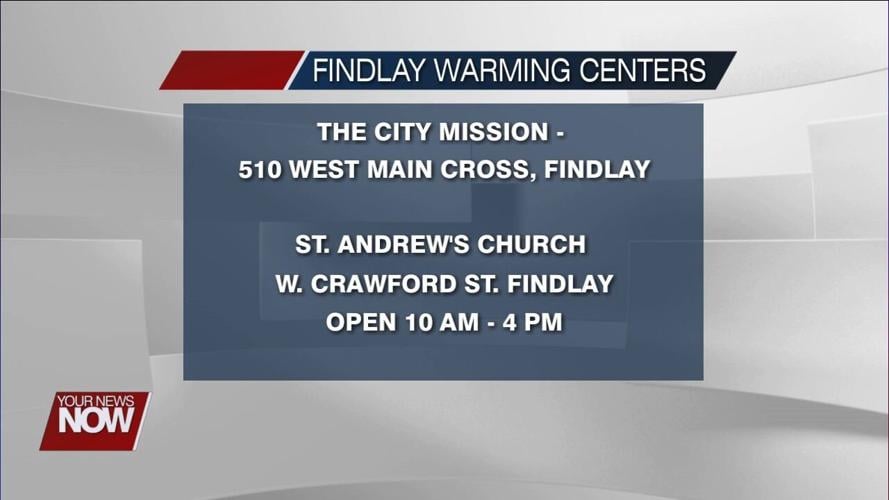 Organizations in Putnam and Hancock counties opening their doors for residents to warm up