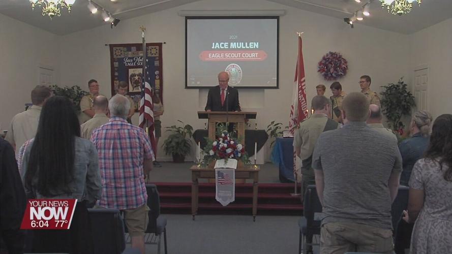 Jace Mullen achieves Eagle Scout status