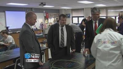 State education officials tour Glandorf HS