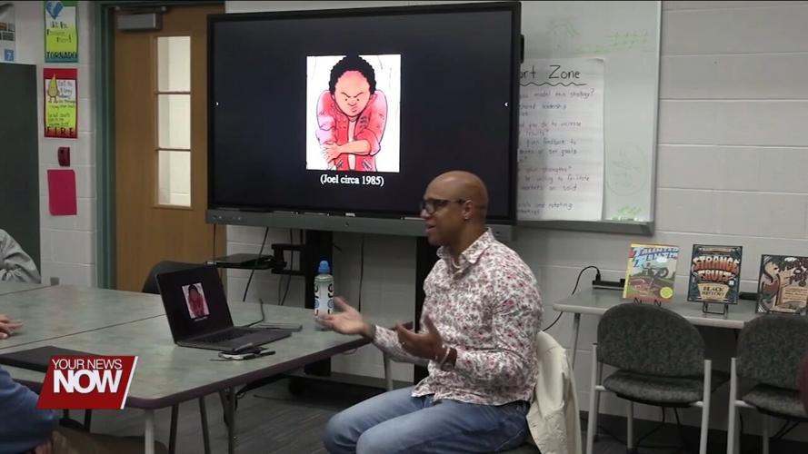 Graphic novelist shares his story with Lima City School students