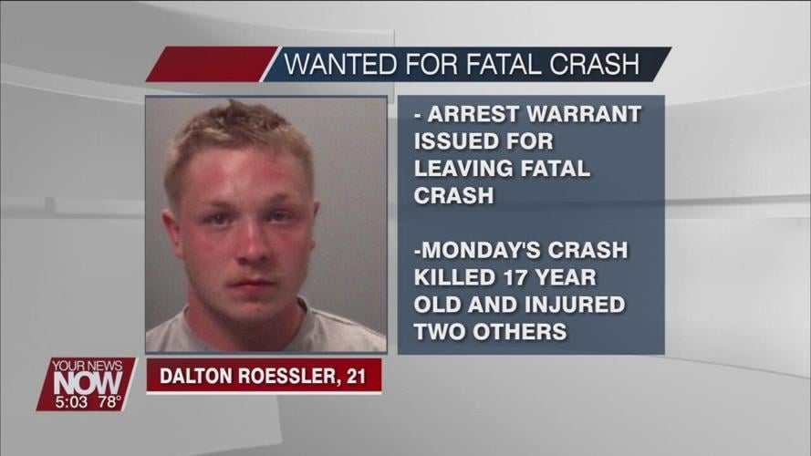 Warrant issued for man who allegedly cause Monday's fatal crash in Shawnee Township