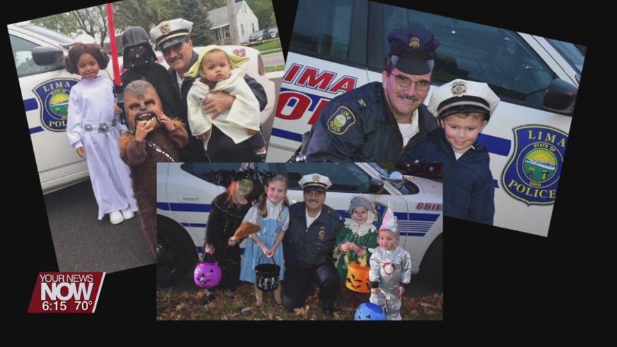 Lima Police Department holding Trick-or-Treat candy pickup