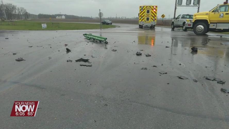 Accident involving two semis closes Route 33 south of Russells Point