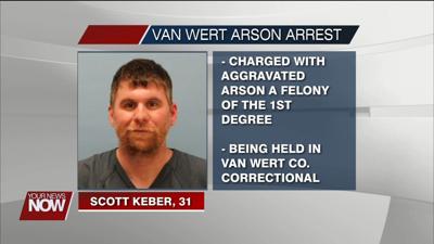Ohio City man arrested for arson in Van Wert County