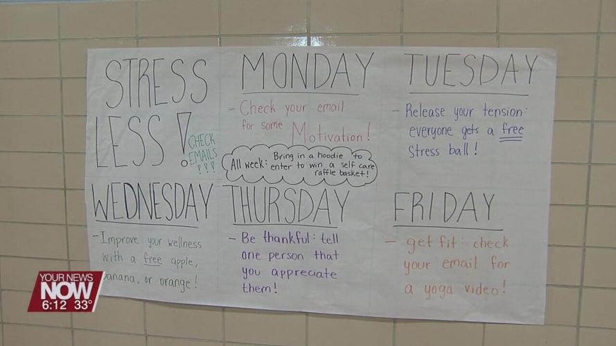 Lima Central Catholic holds "Stress Less Week" to help students during exams