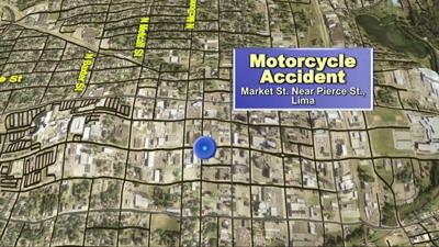 Motorcycle crash sends one man to the hospital in critical condition