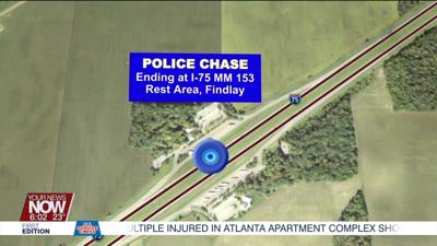 Monday morning police pursuit on I-75 hit speeds of 140 mph
