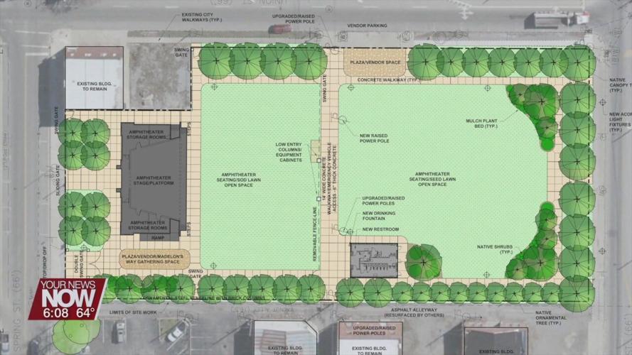 Construction update on the Greater Lima Region Park and Amphitheater